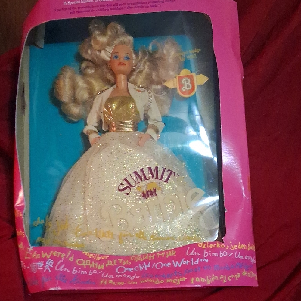 Barbie Summit Doll in Glittering Gold and White